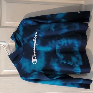 BOYS CHAMPION HOODED SWEATSHIRT